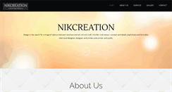 Desktop Screenshot of nikcreation.com